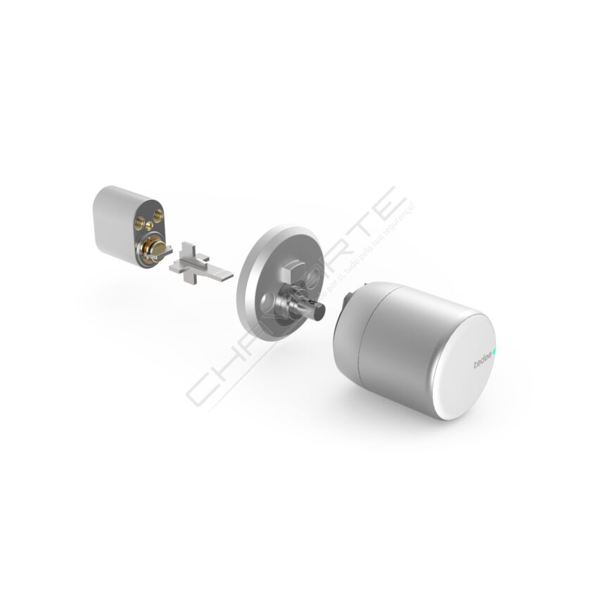 Adaptador Tedee para cilindro Nordico / Escandinavo cor prata