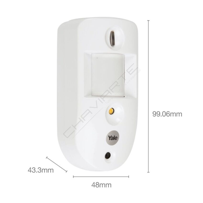 Detetor de movimento PIR com câmara Yale SR 