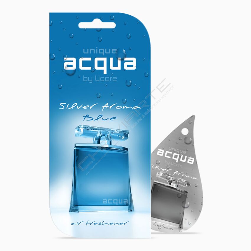 Acqua Car Air Freshener - Aroma Silver Blue