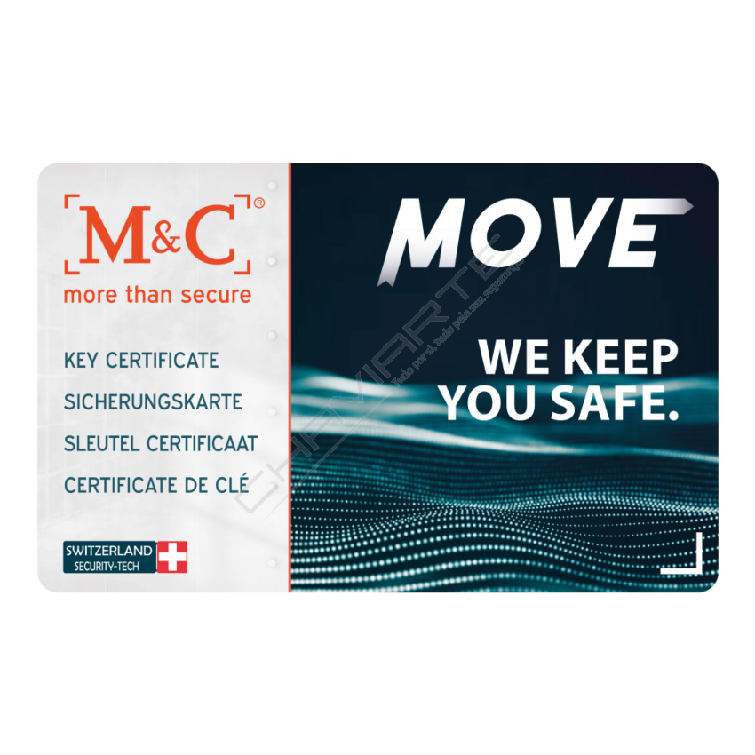 Cilindro M&C Move 32x32mm niquelado, Pack 2 cilindros mestrados