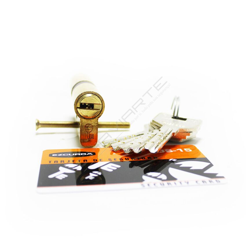 Cilindro Ezcurra DS15 30x40mm latonado