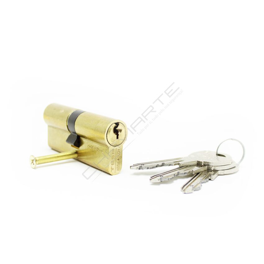 Cilindro Tesa TK6 30x30mm latonado