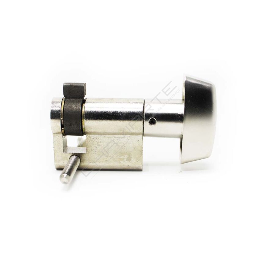 Cilindro Tesa TE5 30x10mm niquelado com botão