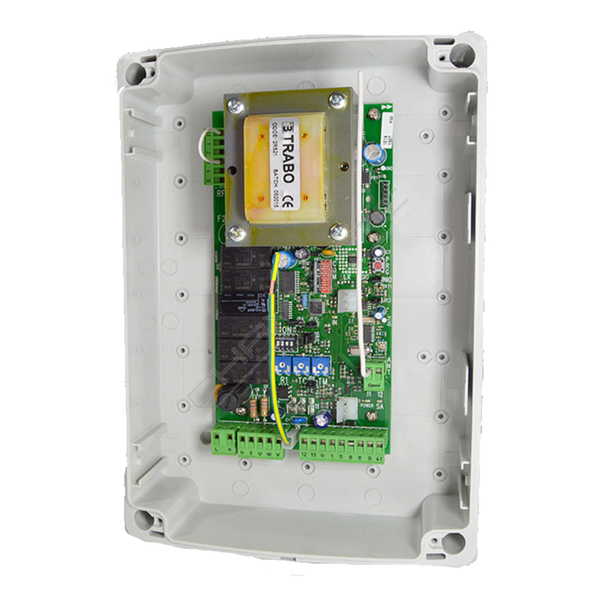 Quadro elétrico Ditec E1A para 1 motor de 230 Vca/5A com rádio 433 mhz