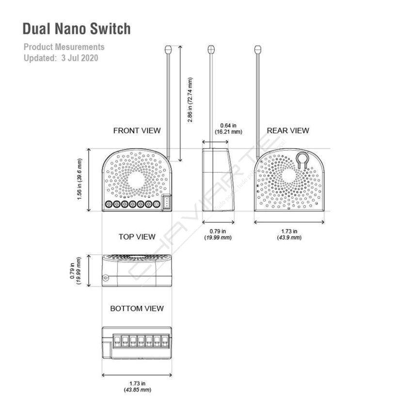 Aeotec Dual Nano Switch Z-Wave Plus