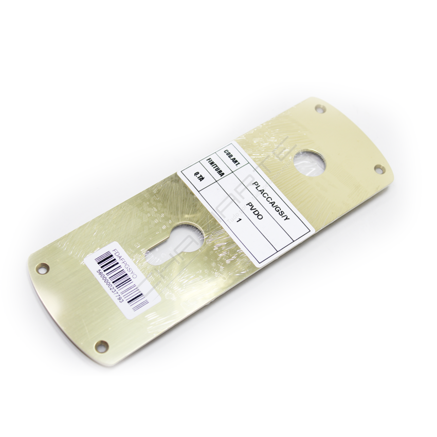 Placa substituição AF Grip Stop Yale/Euro Latão