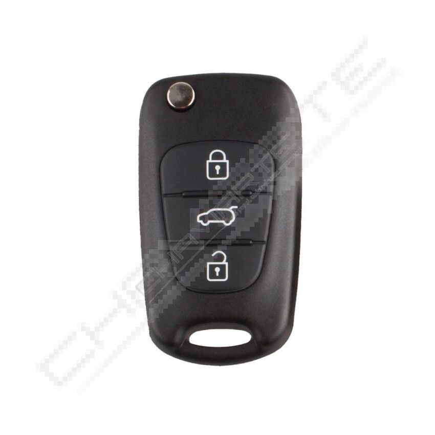 Comando Hyundai flip Três Botões - I30 Id 60