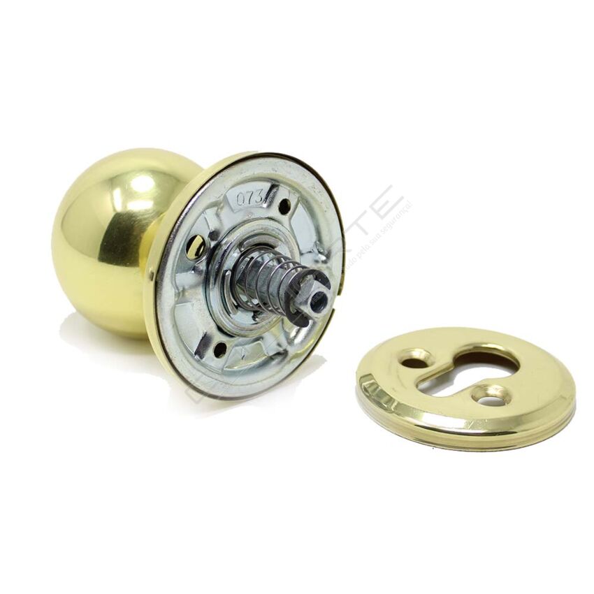 Puxador redondo Tesa 3934, rotativo, dourado