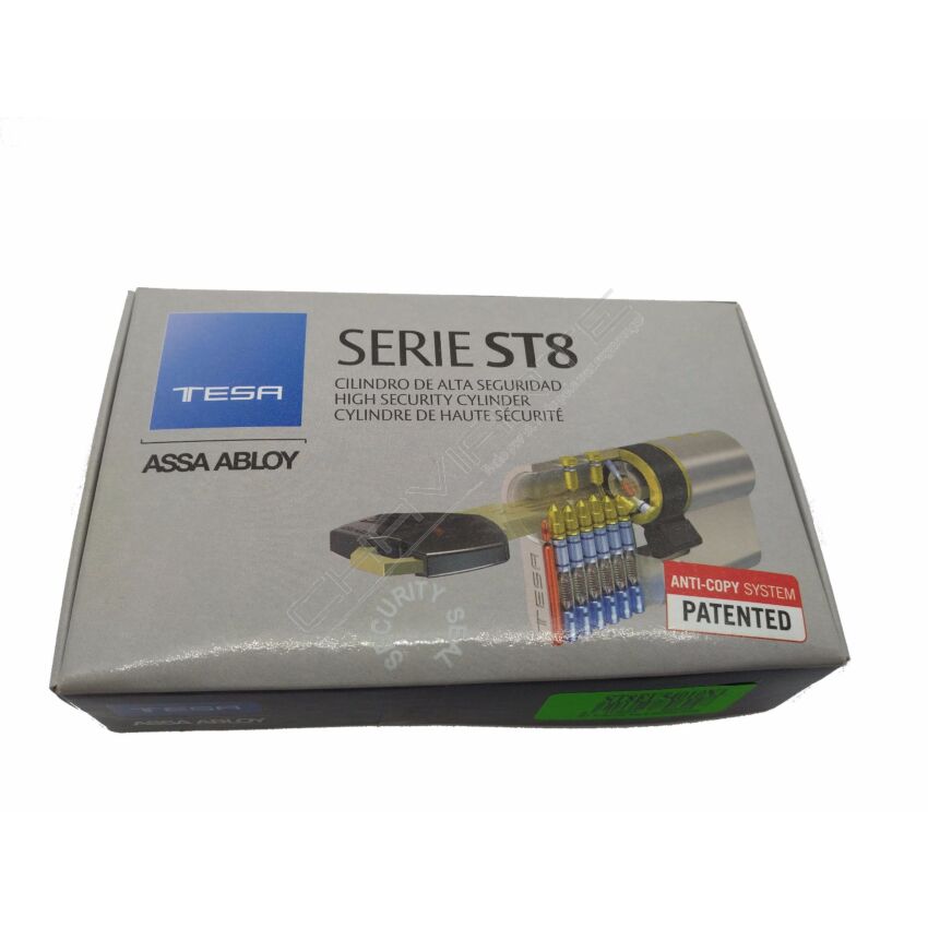 Cilindro Tesa ST8 35x50mm niquelado