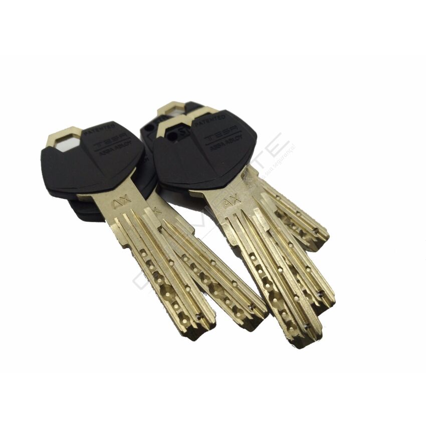 Cilindro Tesa ST8 35x50mm latonado