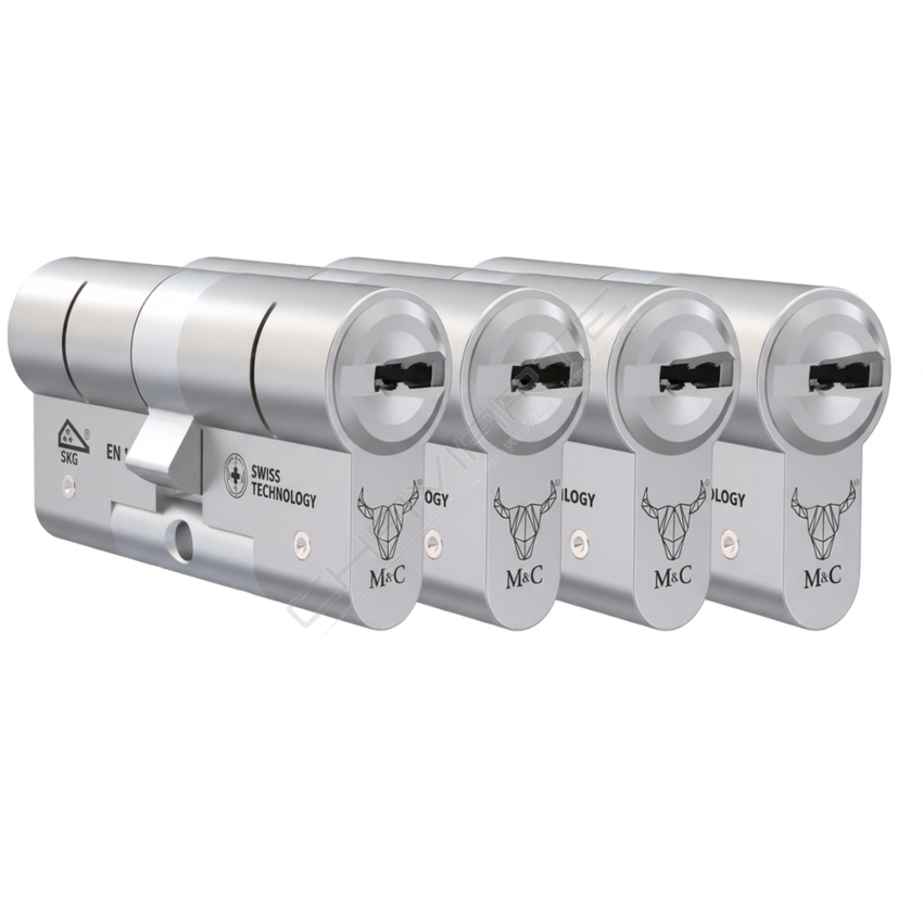 PACK 4 X CILINDROS M&C MINOS MODULOCK 32mm X 32mm NIQ