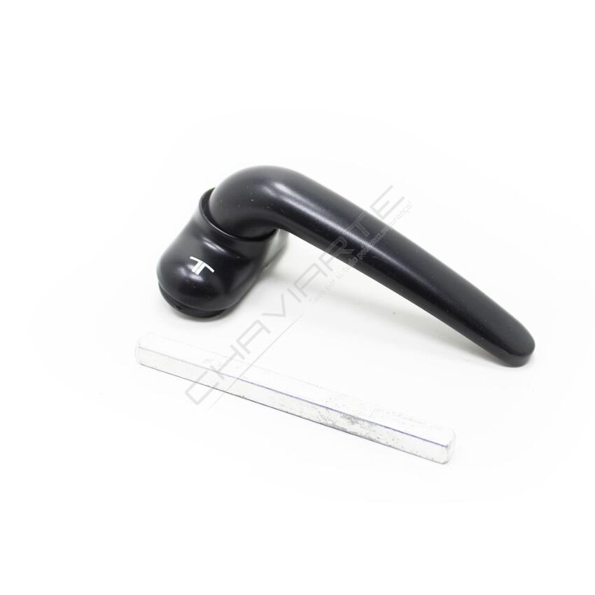 Puxador de muleta Tesa M1500, negro