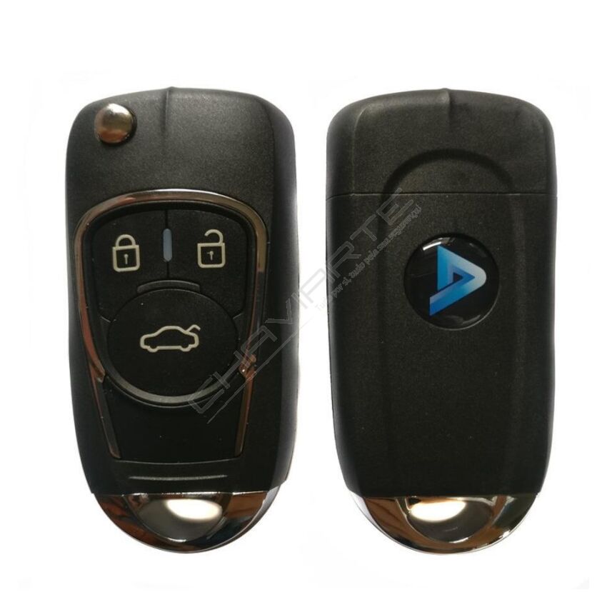 Comando KD 3 Botões Tipo Opel Flip