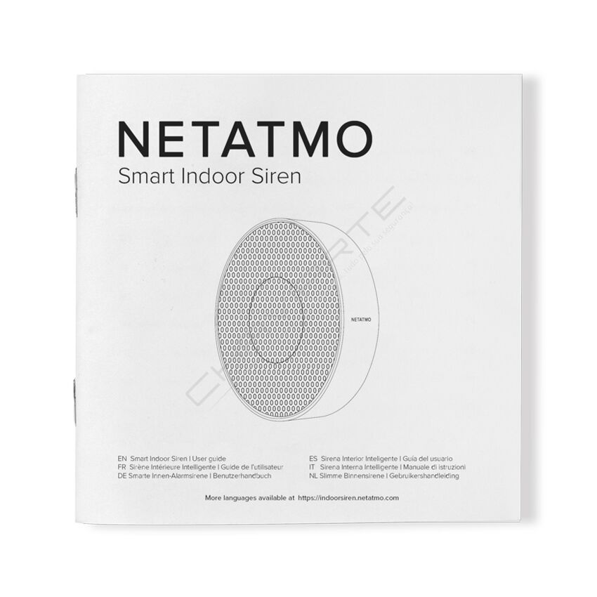 Sirene interior Netatmo (só funciona com câmara de vigilância Netatmo)