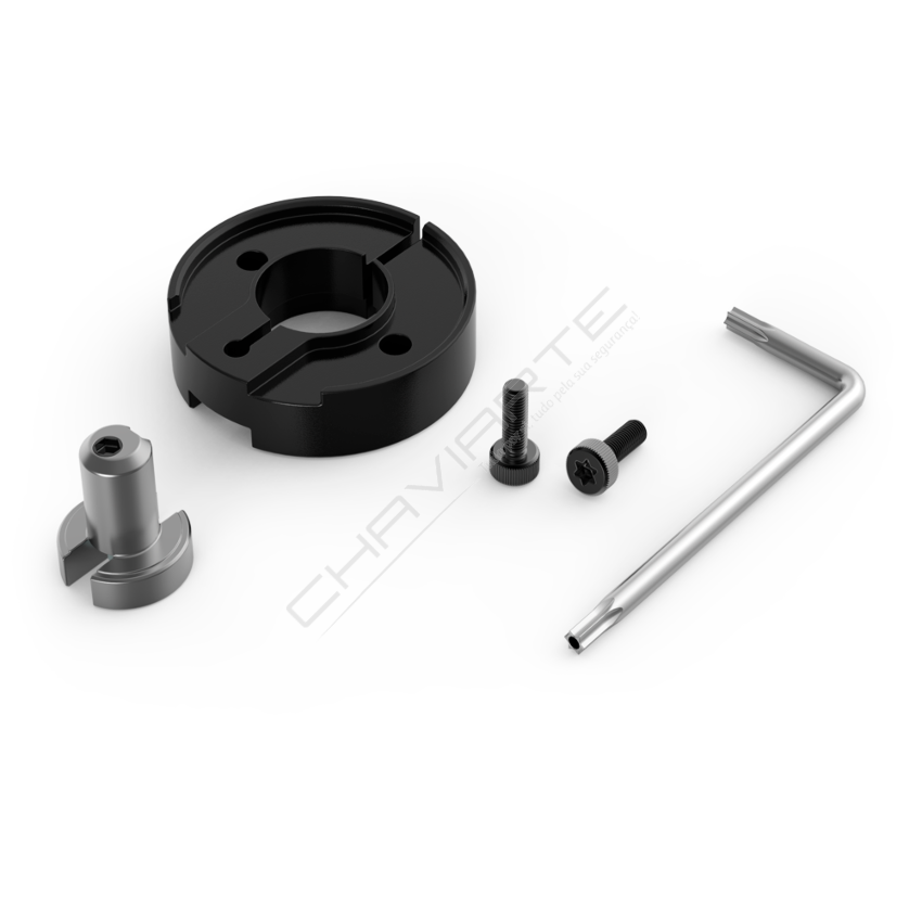 Adaptador Tedee para cilindro Europeu cor preto