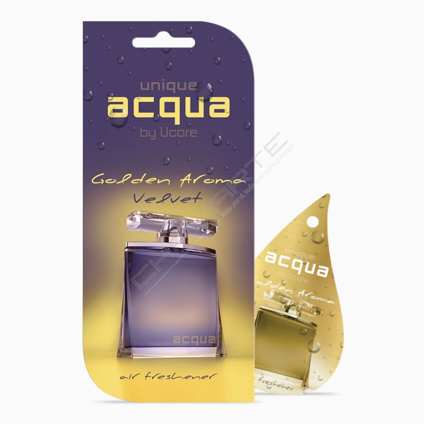 Acqua Car Air Freshener - Aroma Golden Velvet