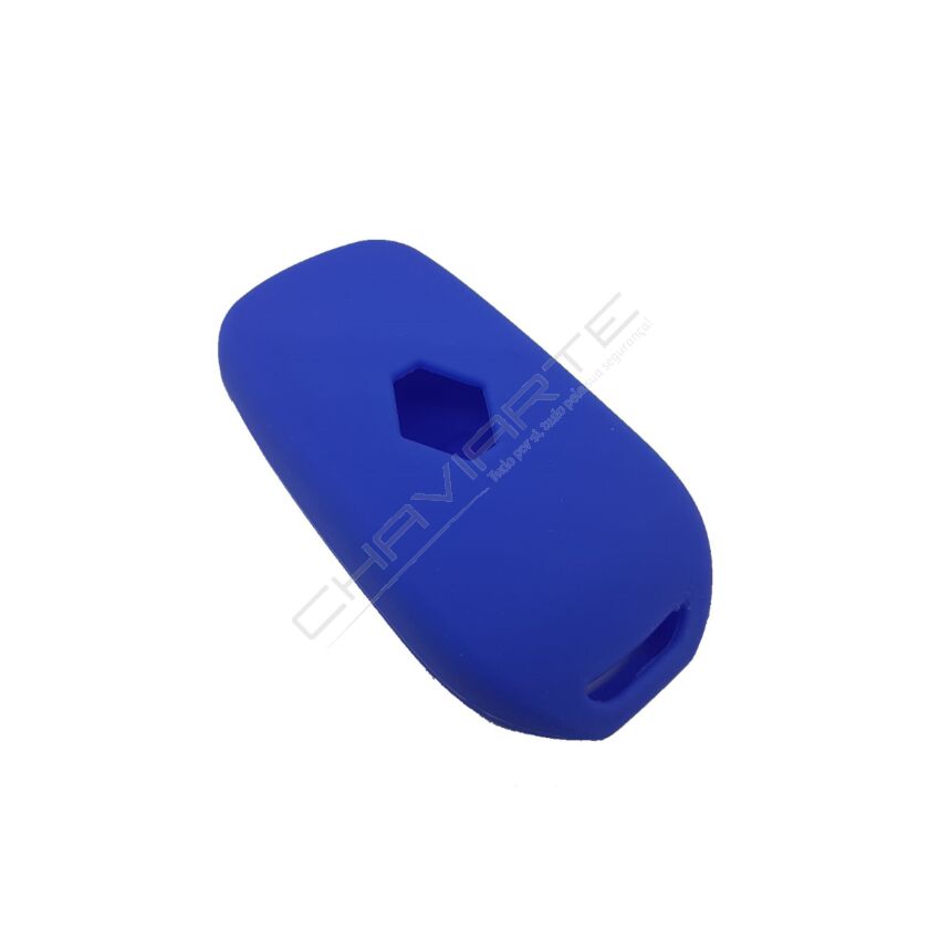 Capa Silicone Renault Três Botões Azul
