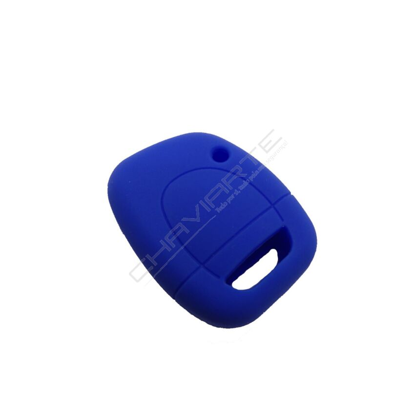 Capa silicone Renault, um botão, azul