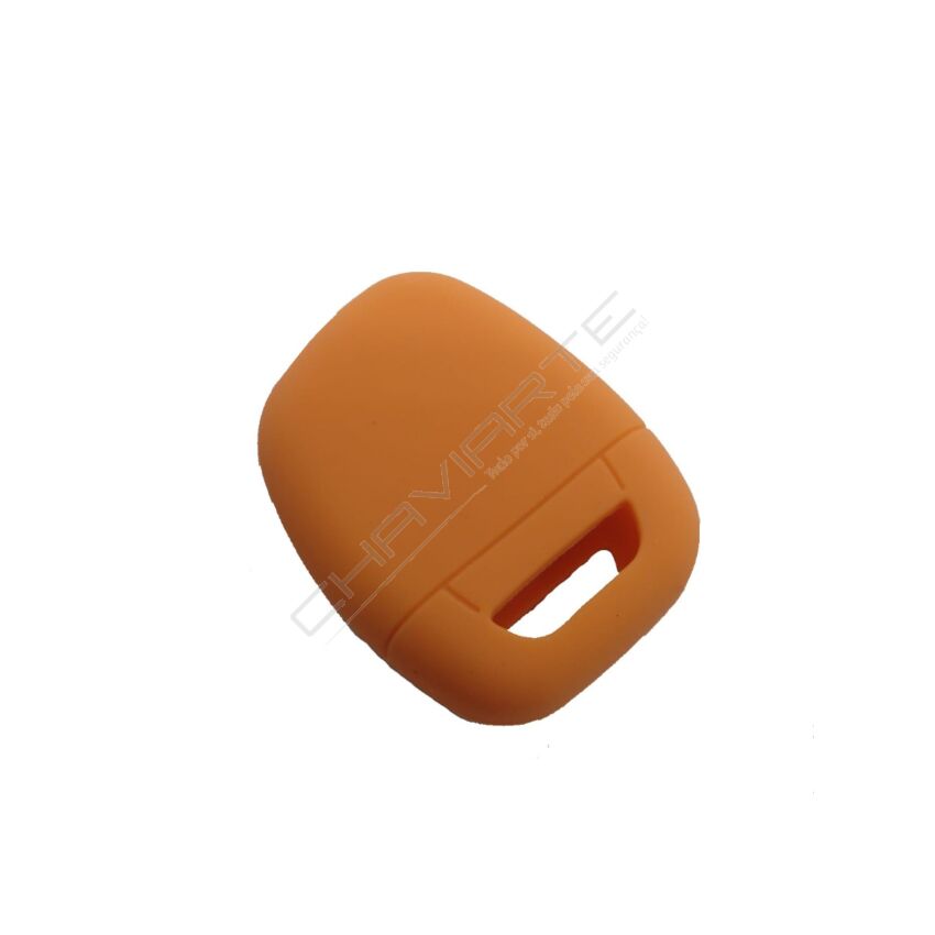 Capa silicone Renault, um botão, laranja
