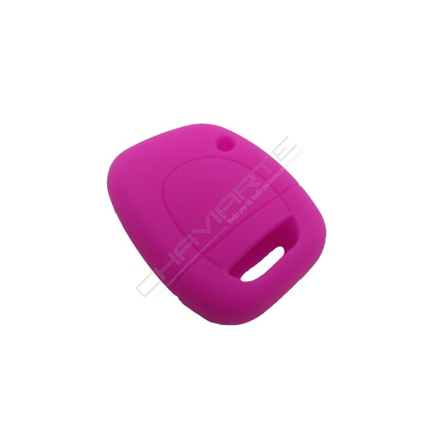 Capa silicone Renault, um botão, rosa