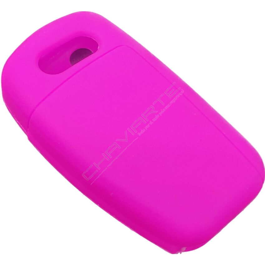 Capa silicone Audi, três botões, rosa
