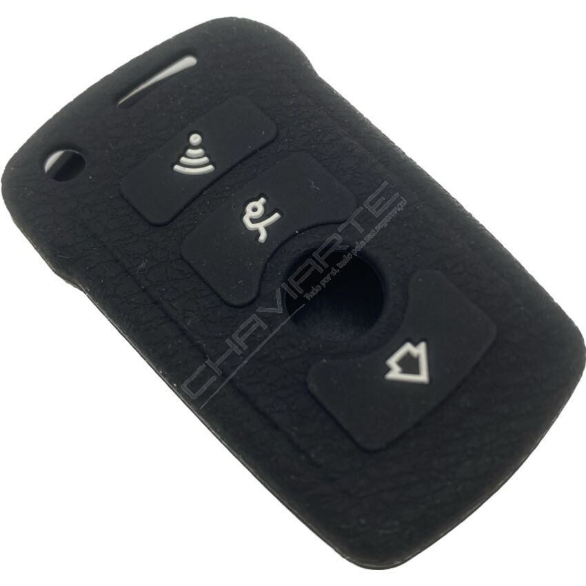 Capa silicone BMW, três botões, negro