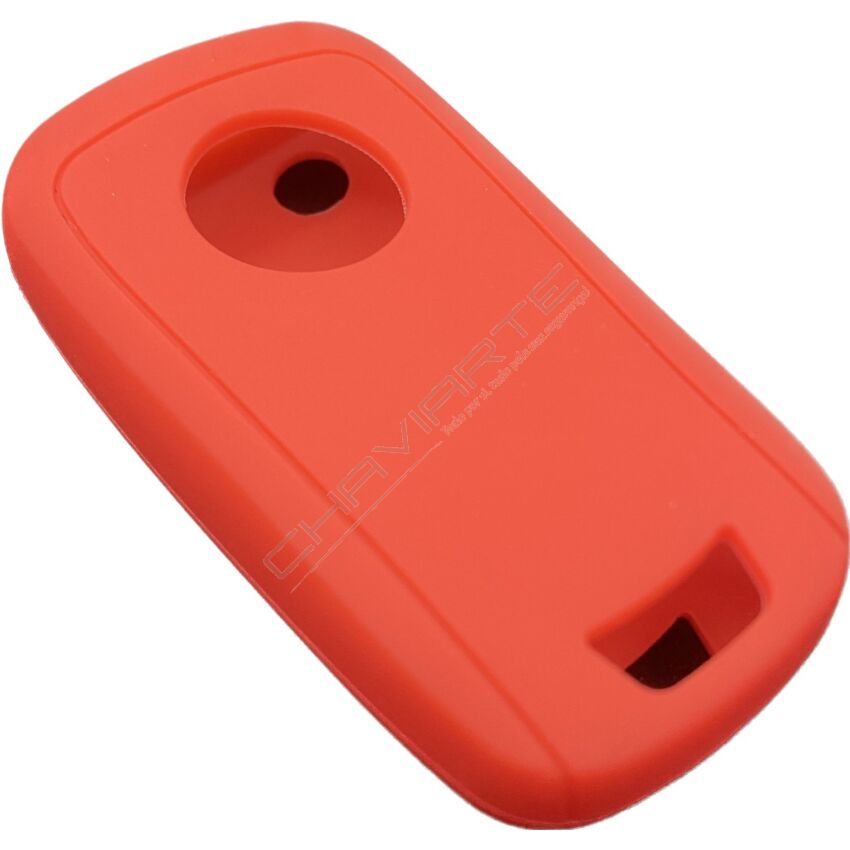 Capa silicone Opel, flip dois botões, vermelho