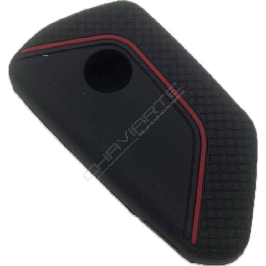 Capa Silicone Volkswagen Três Botões Negra