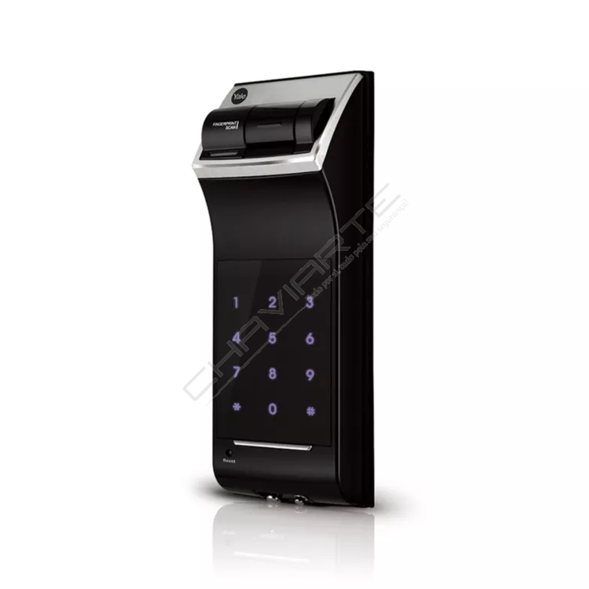 Fechadura inteligente Yale YDR4110 biométrica de aro (Rim Smart Lock)