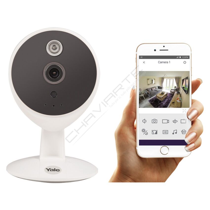 Câmera IP YALE para interior 720p