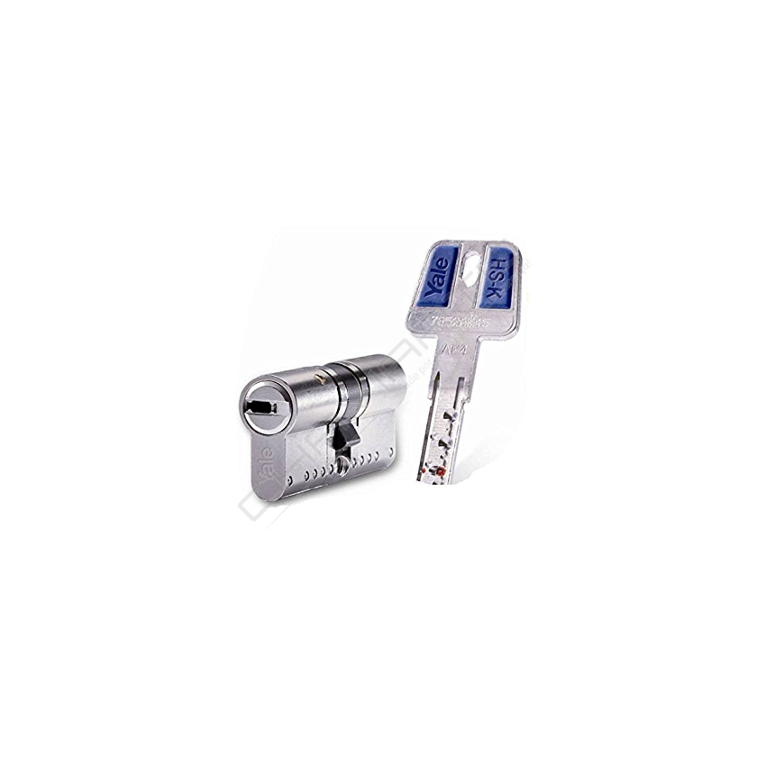 Cilindro Yale HSK 30x30mm niquelado