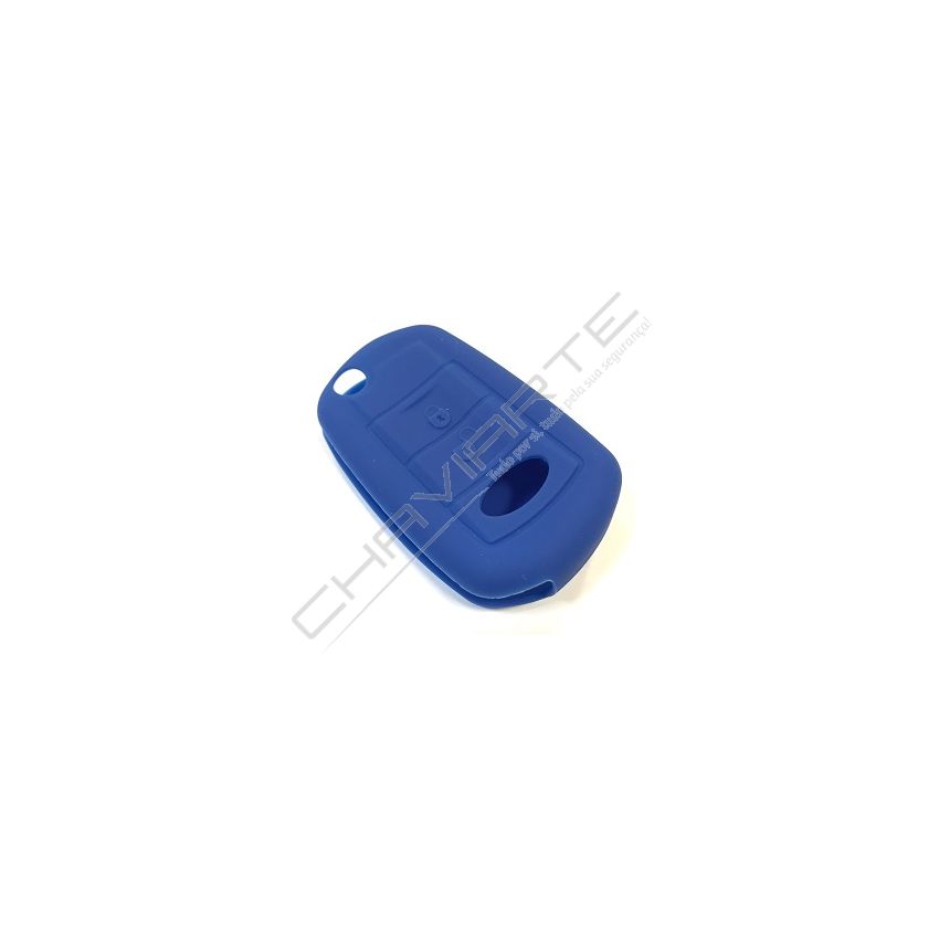 Capa silicone Land Rover, flip três botões, azul