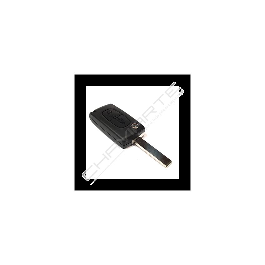 Caixa Para Comando Peugeot Flip 2 Botões