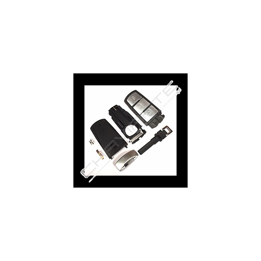 Caixa Para Comando Volkswagen Keyless 3 Botões