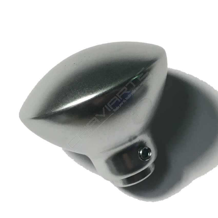 Puxador redondo Dierre New Creta PM000022, fixo, prateado