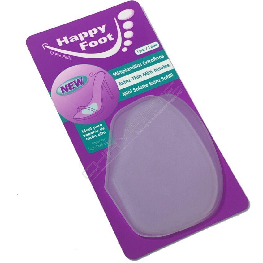 Meia Palmilha  Happy Foot Mini extra finas em silicone Ref. 301