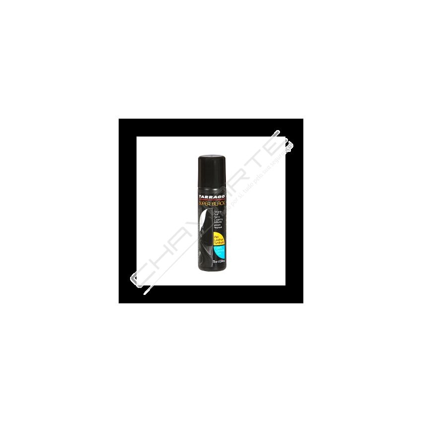 Creme de ceras liquido super colorante Preto, Tarrago Sport Super Black 75ML