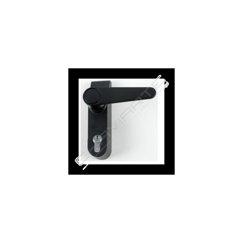Puxador de muleta Yale MMPS3SCNEY, modelar, cego, negro