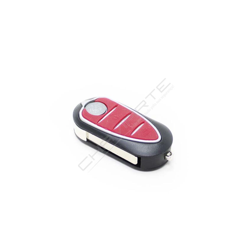 Caixa Para Comando Alfa Romeo Flip 3 Botões Modelo Novo