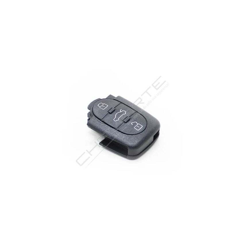 Caixa Para Comando Audi Flip 3 Botões (Pilha CR2032)
