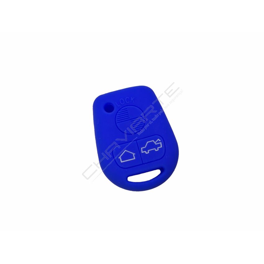 Capa silicone BMW, três botões, azul