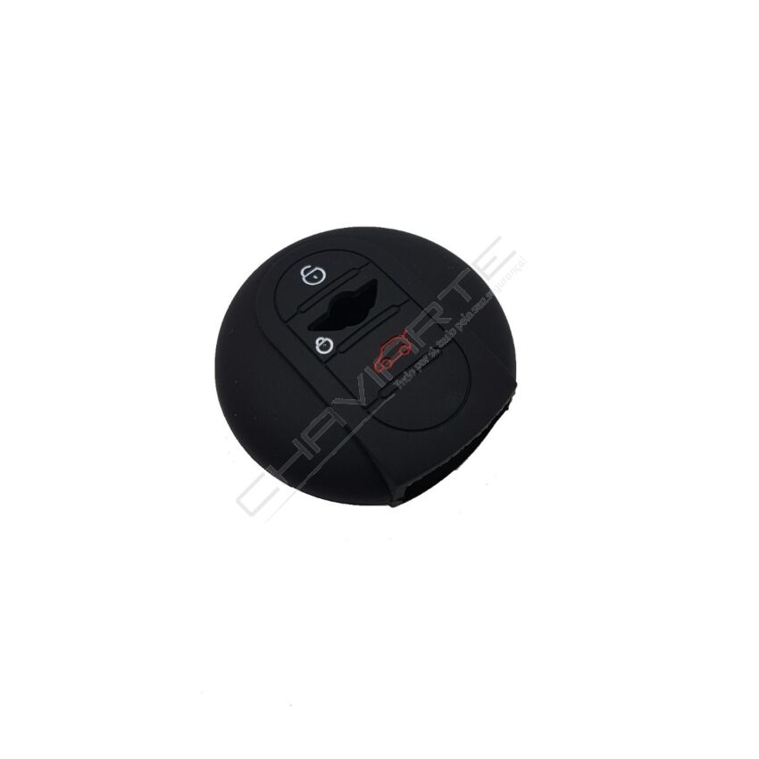 Capa silicone MINI, três botões, Smartkey proximidade, negro