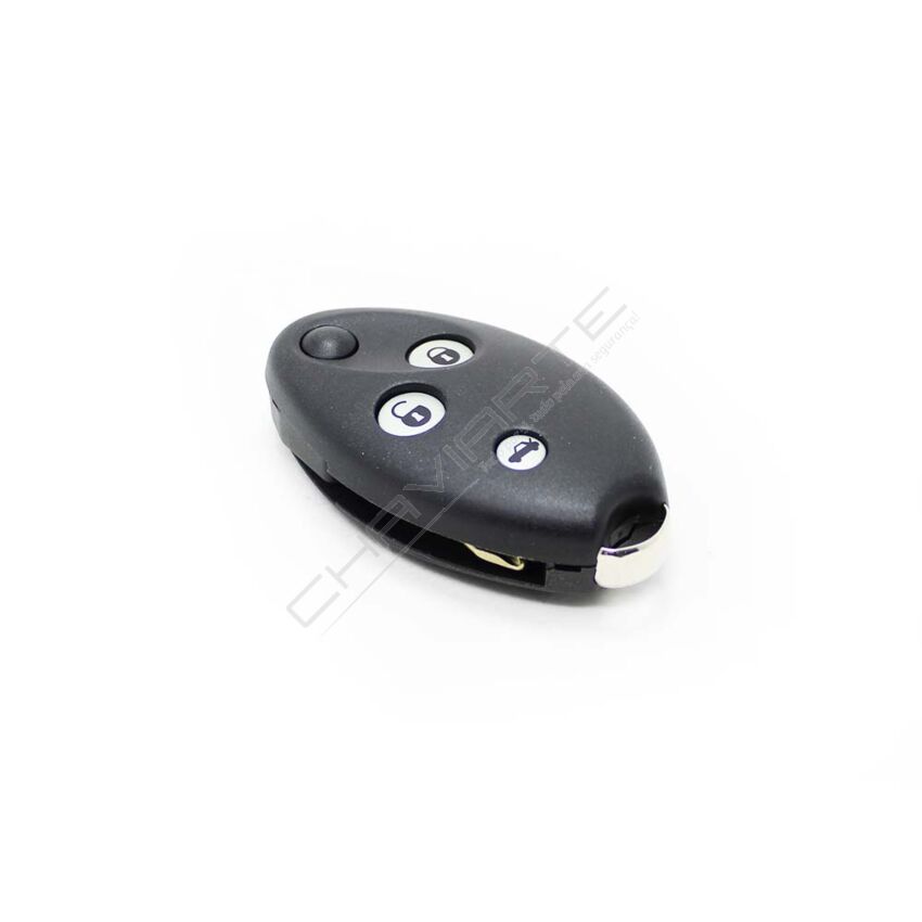 Caixa Para Comando Citroën Flip 3 Botões Formato Oval