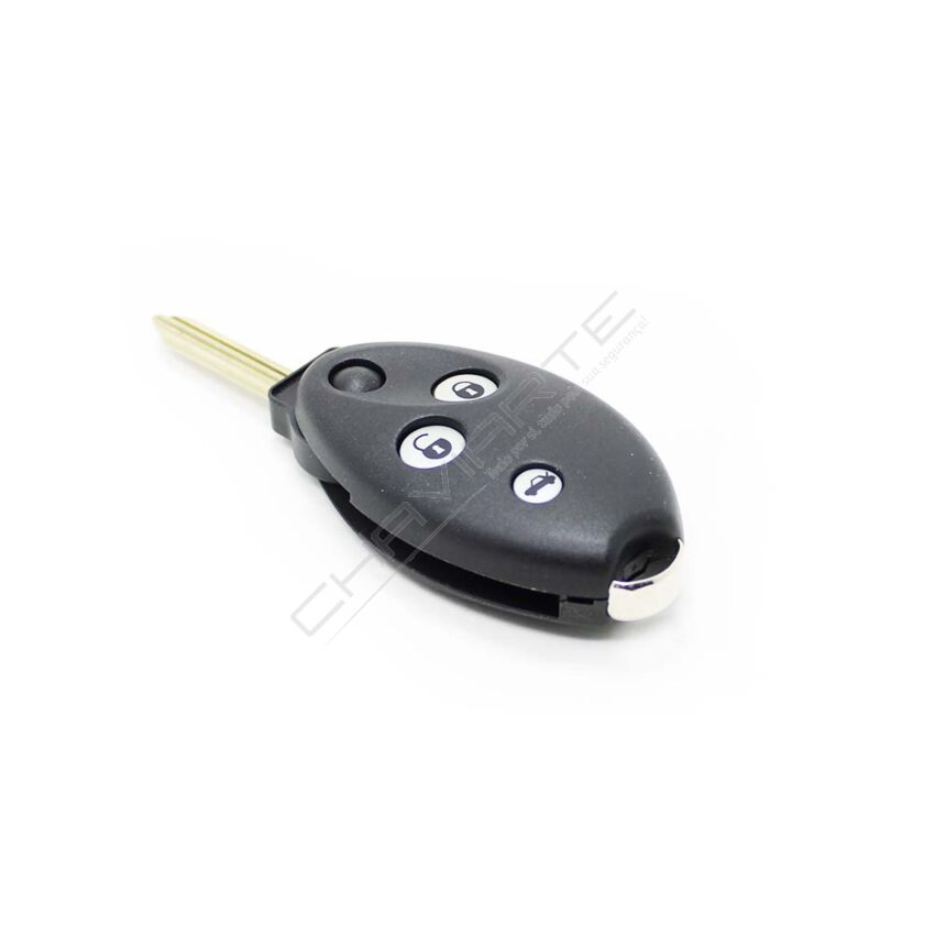 Caixa Para Comando Citroën Flip 3 Botões Formato Oval