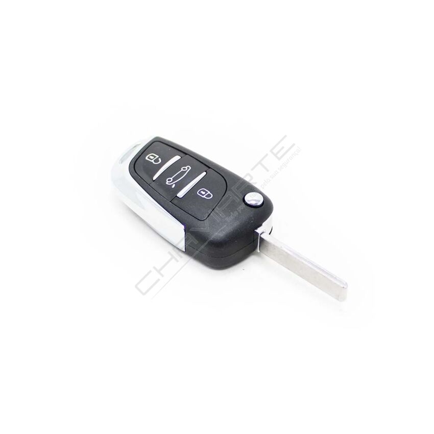 Caixa Para Comando Citroën Flip 3 Botões (Mala) Modelo Novo
