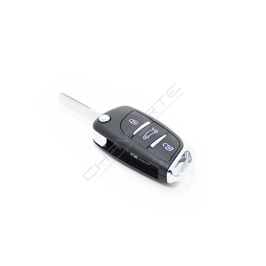 Caixa Para Comando Citroën Flip 3 Botões (Mala) Modelo Novo