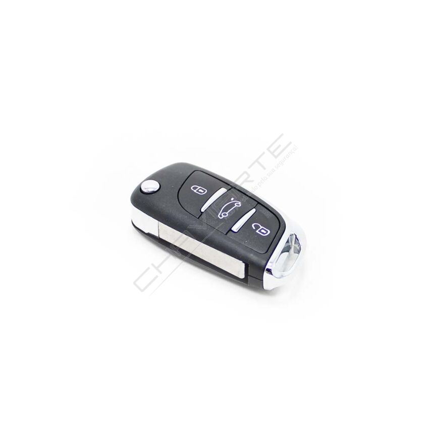 Caixa Para Comando Citroën Flip 3 Botões (Mala) Modelo Novo