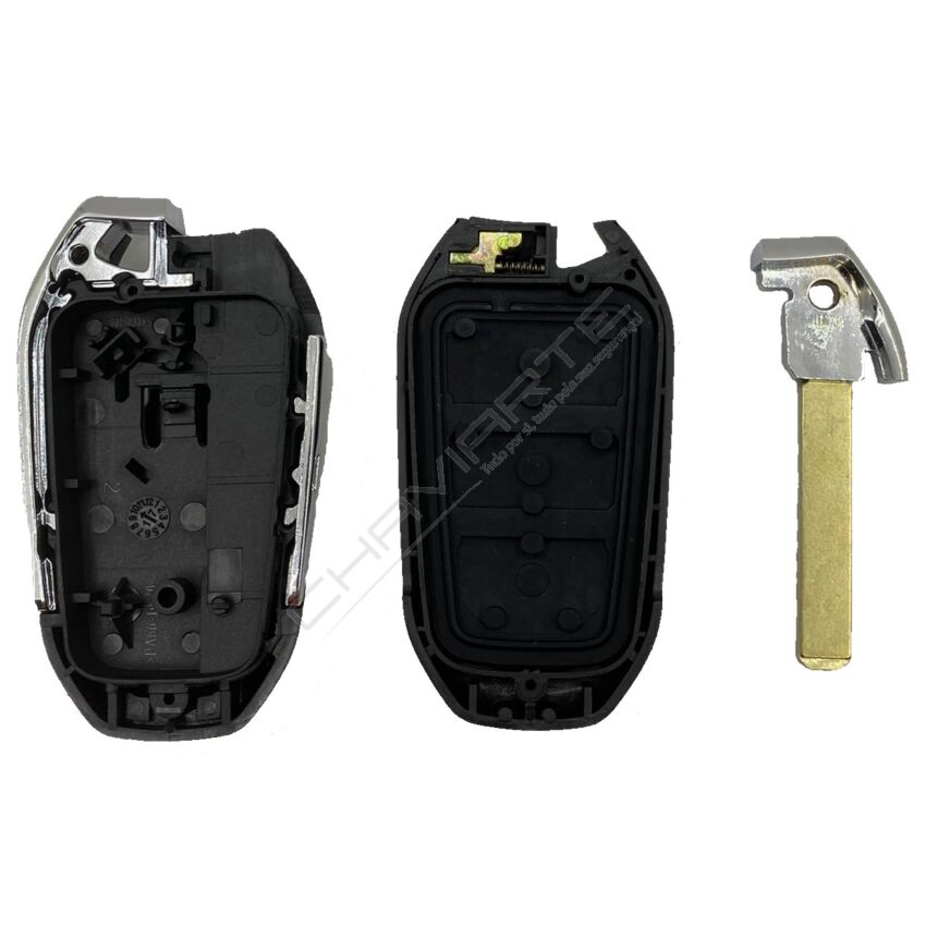 Caixa Para Comando Citroën Keyless 3 Botões (Mala)