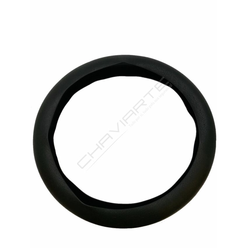 Capa de volante em silicone, negro