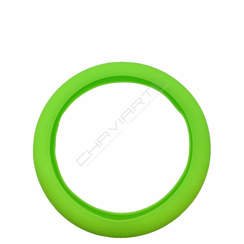 Capa de volante em silicone, verde